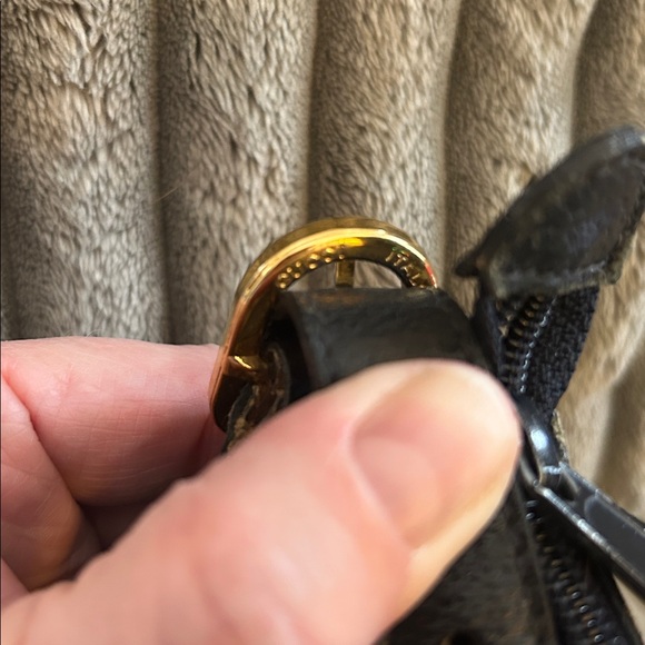 Gucci GG Monogram Supreme Purse Crossbody Bag Vintage Navy Italian Leather - Picture 6 of 17